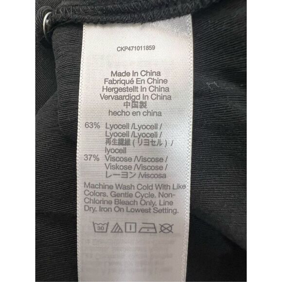 NWT Madewell Women's Black Surplice Neck Pleated Waist True Wrap Mini Dress 4 - Picture 8 of 9